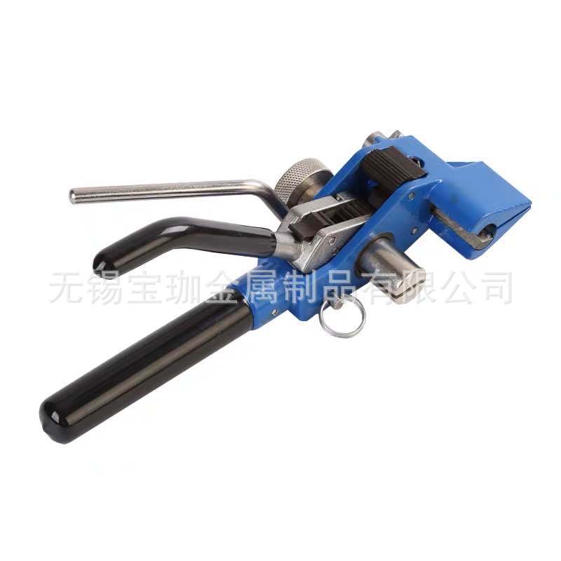 厂家供应钢带不锈钢打包机 /LQA扎带钳工具手动拉紧器/钢扎带收紧