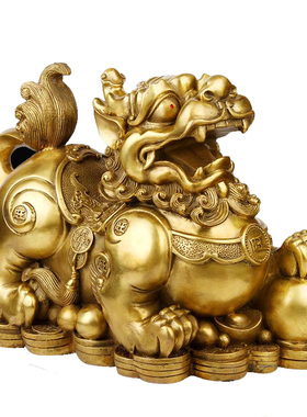 精选吉善缘 全铜貔貅摆件 大号貔貅摆设 全铜家居工艺品店铺礼品2