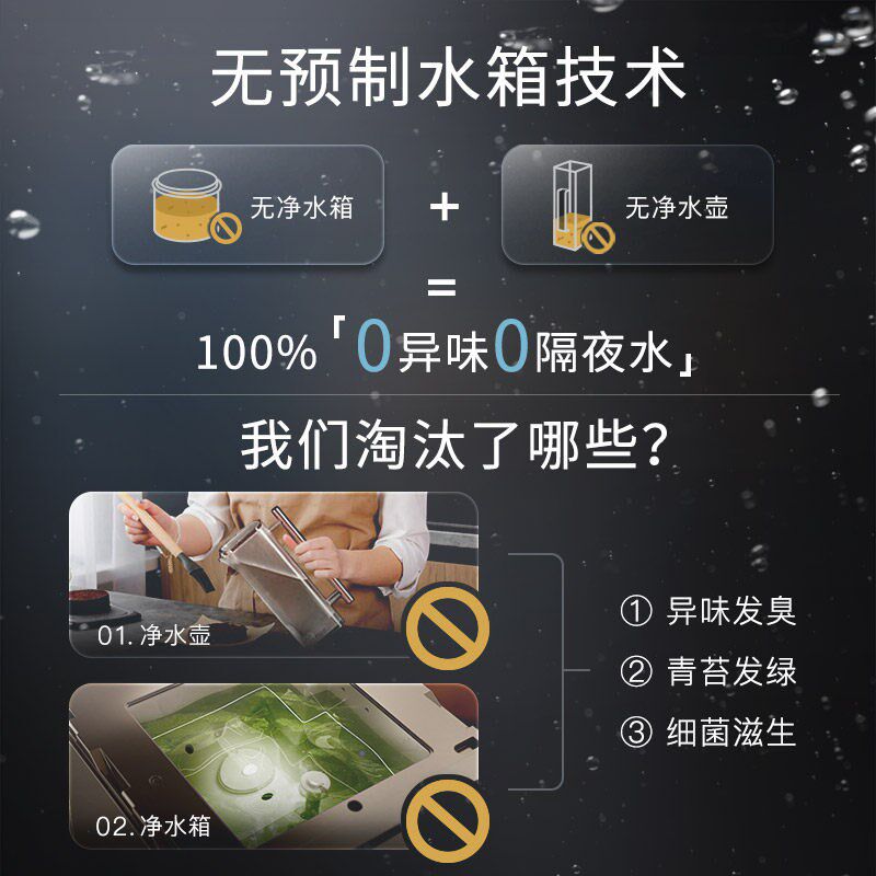 [自动上下水]daogrs冰块冰沙瞬热净水器家用R6s流冰台式净饮机