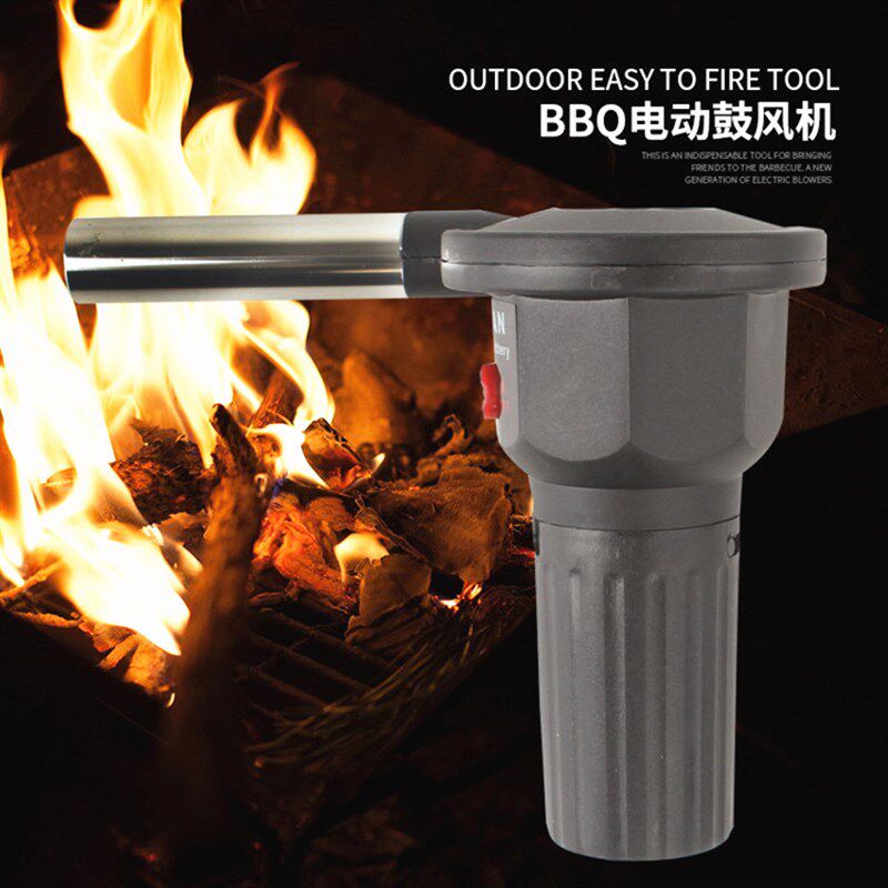 手持式电动鼓风机烧烤炭引火助燃烧烤炉专用一号电池鼓风机包邮
