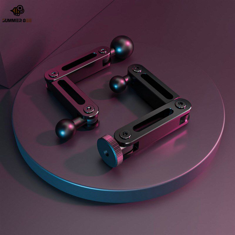 精选Summer bee铝合金车载手机延长支架延长杆17mm转螺母配件改装