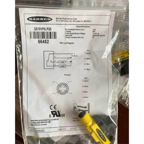 BANNER邦纳光电开关QS18V