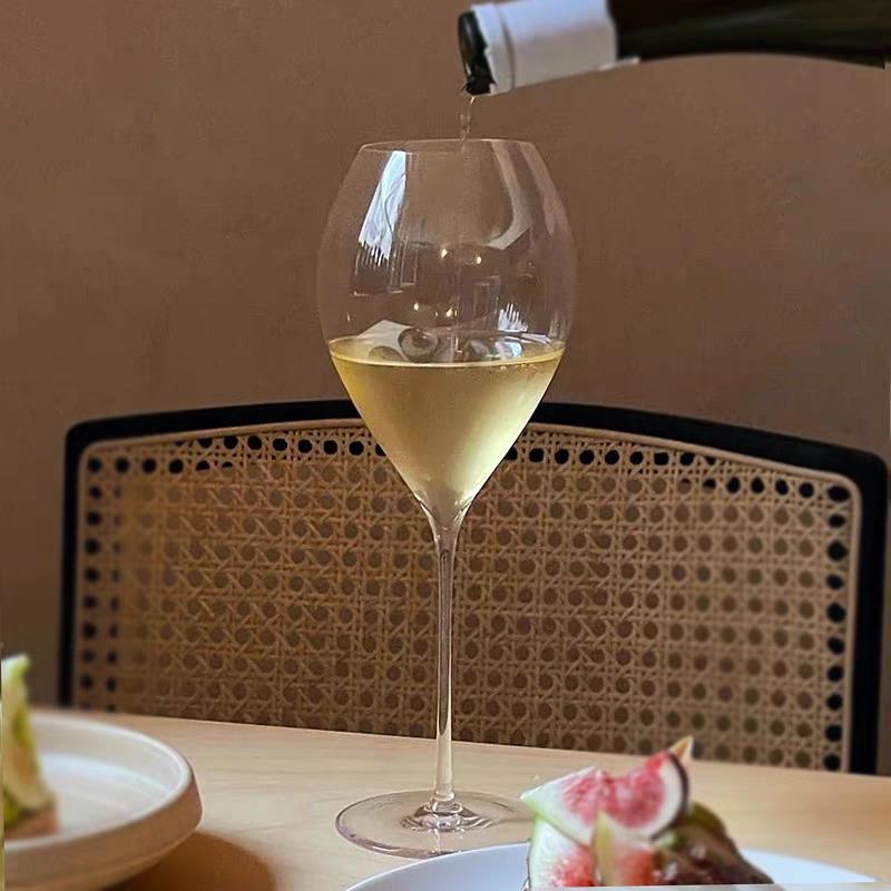 超薄手工香槟杯高级感高脚杯子水晶玻璃红酒杯白葡萄酒杯气泡酒杯
