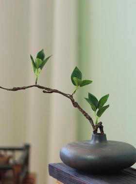 新中式禅意花器陶瓷花瓶台面茶室客厅酒柜民宿装饰品花器摆件装饰
