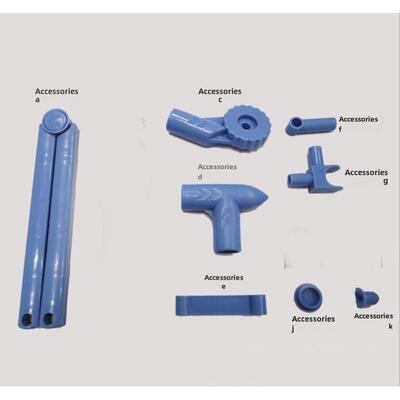 V厂家宣传翼形可折叠晾衣架配件不锈钢晾衣架塑料配件全套6件