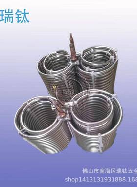 专业生产厂家直供304盘管蒸发器5+5HP换热设备冷水机组