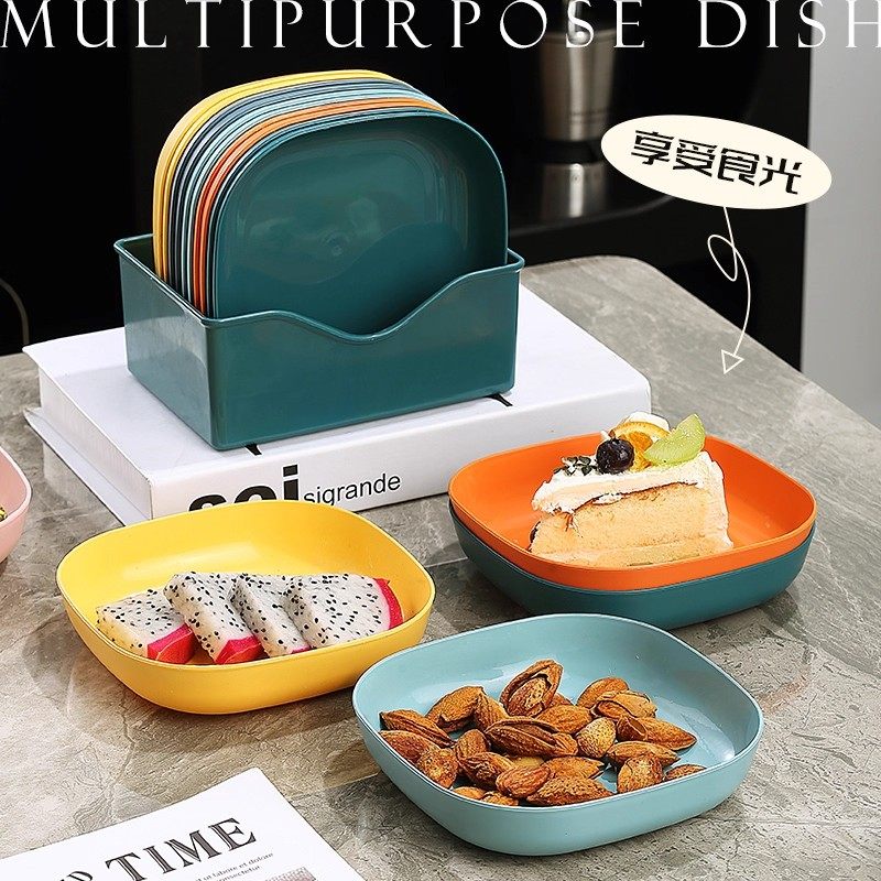 吐骨碟家用小盘子客厅水果盘子餐桌垃圾吐骨头渣盘塑料盘碟子小吃,餐饮具,餐用托盘,淘宝优惠券,粉丝福利购,淘宝优惠卷
