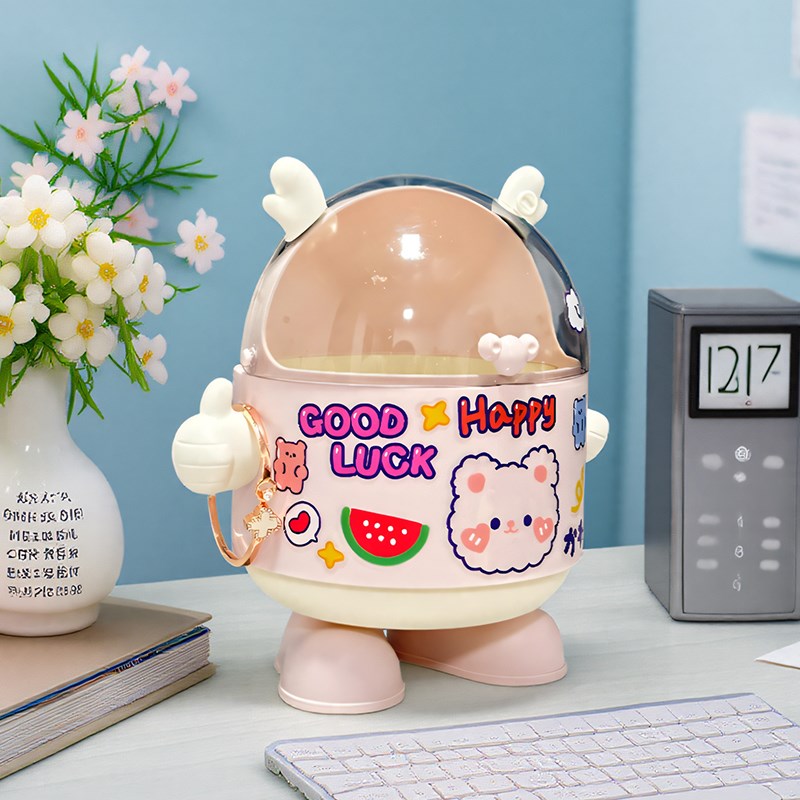 桌面垃圾桶迷你小号可爱儿童书桌办公室客厅茶几桌上卫生桶收纳桶