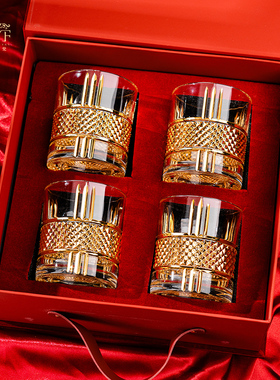 QZYF秋知伊梵轻奢洋酒杯whiskey glass礼盒装结婚送礼乔迁伴手礼