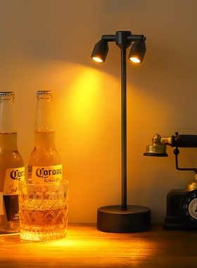 惠普照明充电酒吧台灯户外餐厅氛围灯小夜灯清吧夜市射灯摆摊气氛