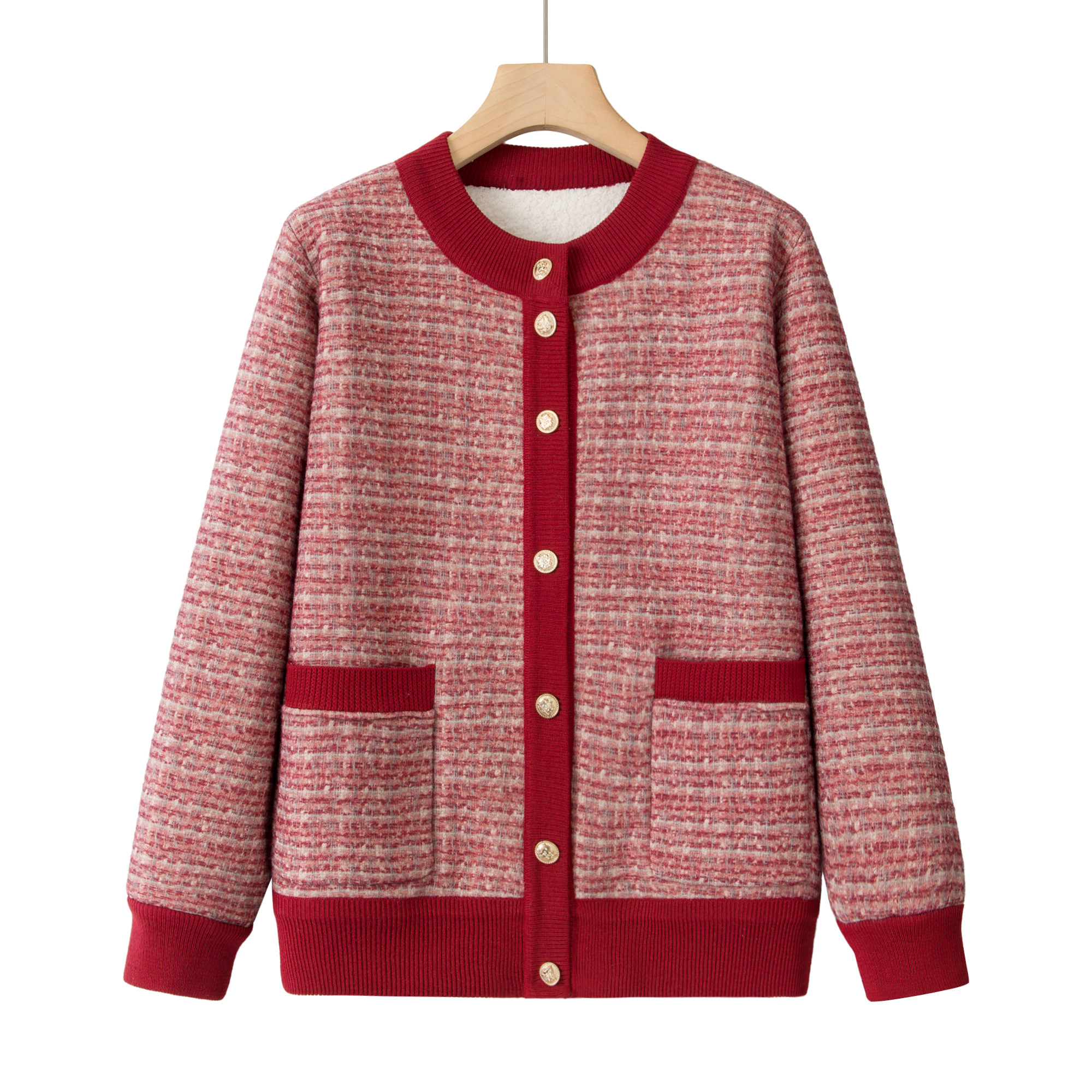 中老年女装加绒毛衣奶奶装秋冬款羊羔绒外套洋气妈妈上衣开衫加绒,女装/女士精品,中老年女装,淘宝优惠券,粉丝福利购,淘宝优惠卷