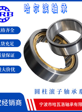 HRB NU306EM 32306H 哈尔滨圆柱滚子轴承 内径30mm外径72mm