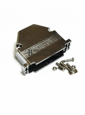 DB50P金属外壳 D-SUB78针锌合金外壳 50针插头 HDB50芯线缆金属壳