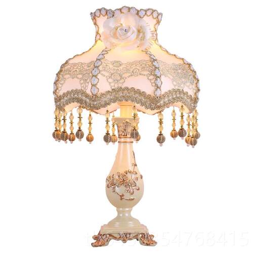 高档欧式卧台 灯 ins意少女床头室灯结婚礼物婚房创复古公主小奢