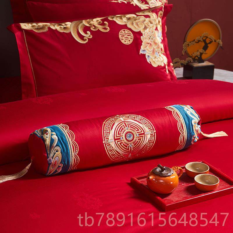 正品糖压果枕床小枕大红颈椎枕抱纯棉靠垫糖果圆柱枕绣刺婚庆床品,居家布艺,靠垫/抱枕,淘宝优惠券,粉丝福利购,淘宝优惠卷