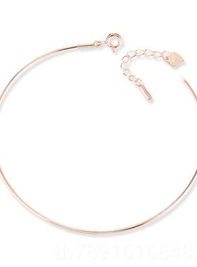 正品92纯银螺丝手d空托女镯手5工iy串珠螺旋手链可串珠子吊坠穿心