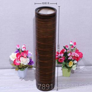 正品仿真花花瓶假料干花盆落地插花藤编铁花艺仿瓷塑木陶制花瓶摆