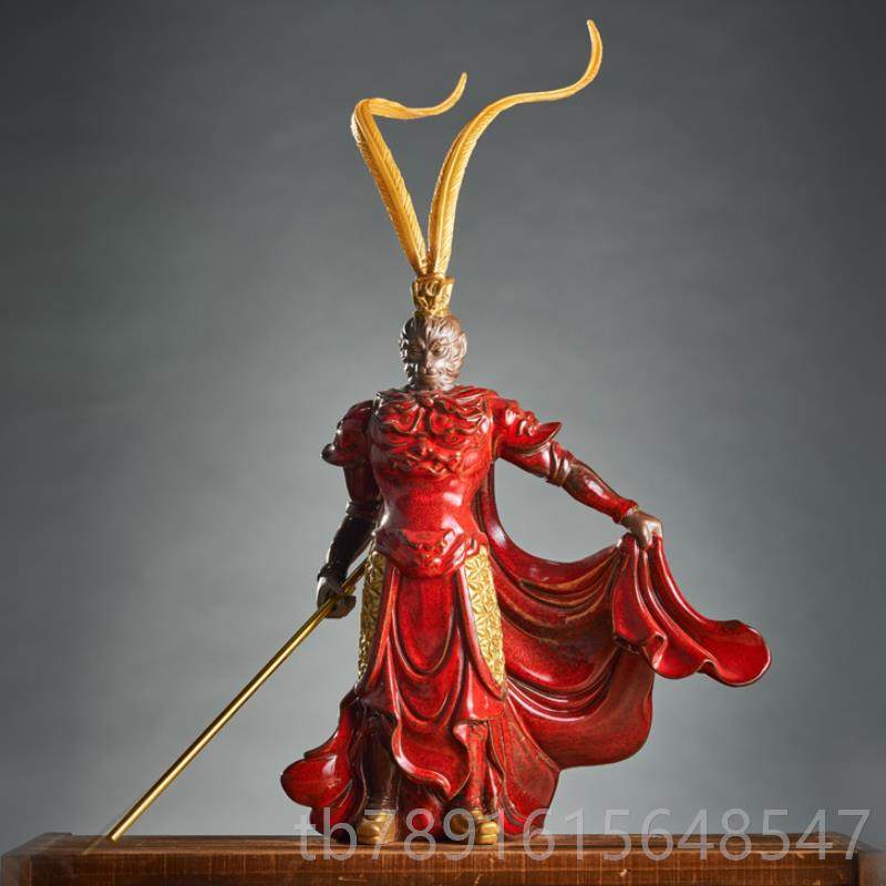 正品辉道摆 斗战佛齐天大圣孙胜悟空件家居玄关客厅装陶瓷工饰艺,家居饰品,装饰摆件,淘宝优惠券,粉丝福利购,淘宝优惠卷