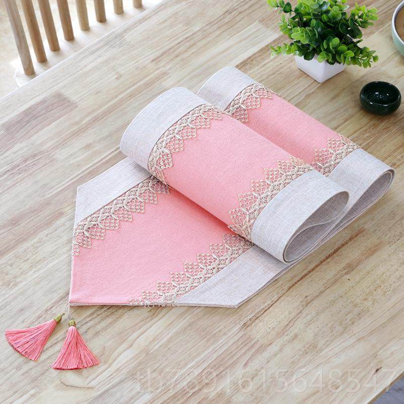 正品桌花边防水田园布艺茶北席桌旗欧纯色加厚餐茶桌旗巾布花边旗,居家布艺,桌旗,淘宝优惠券,粉丝福利购,淘宝优惠卷