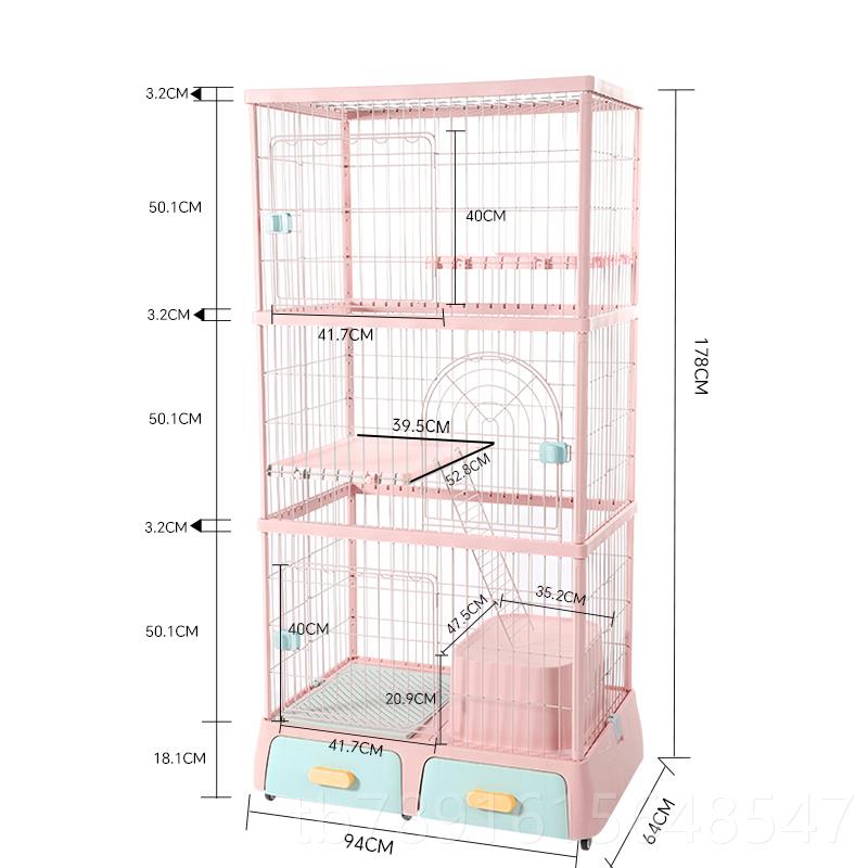 正品猫子家用小户型猫别墅一体猫屋自猫占厕猫窝猫带房笼猫咪室内
