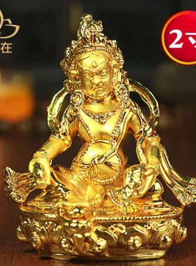 黄财像民族工艺品随身镀金小尺寸雕花迷你车载居家创意迷你摆件