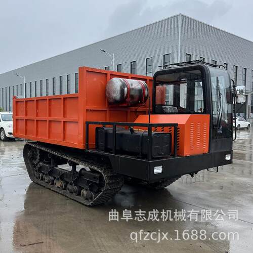 18马力履带运输车2吨爬山虎自卸车农用工程液压运输车