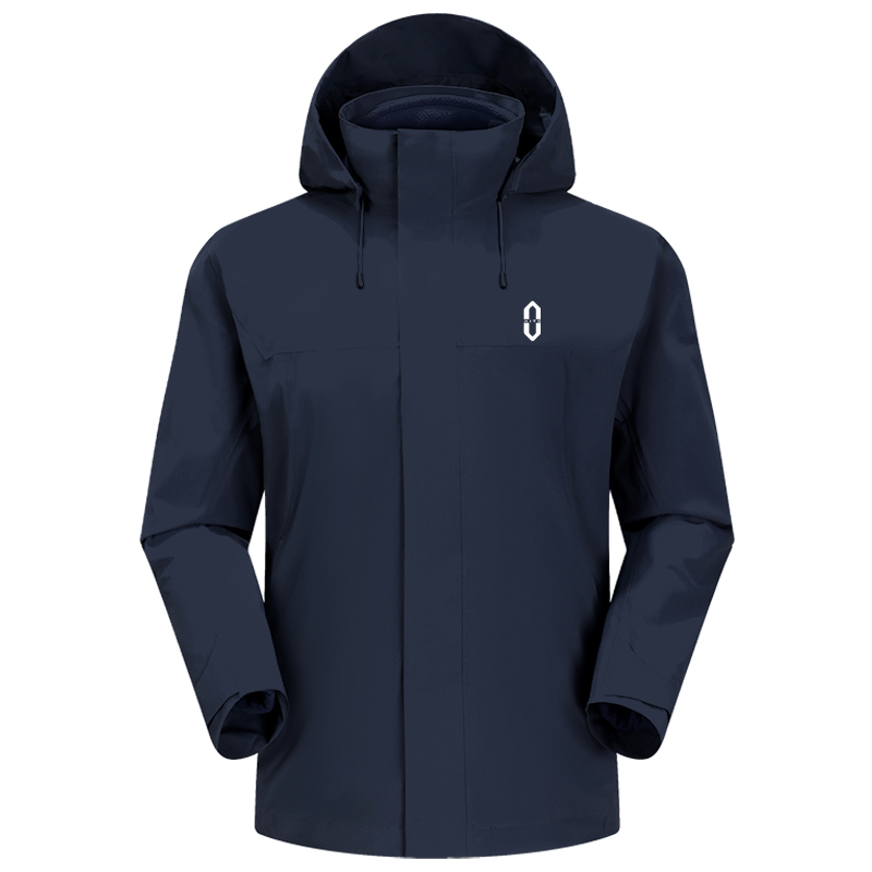 问界汽车定制logo秋冬三合一厚冲锋衣4S店工装公司销售团体活动