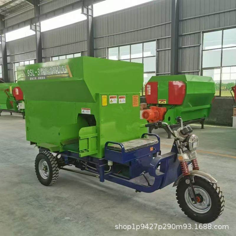 牛场饲料电动投料机三轮拌料养殖场喂料车牛羊自动搅拌撒料车,畜牧/养殖物资,特种养殖设备,淘宝优惠券,粉丝福利购,淘宝优惠卷