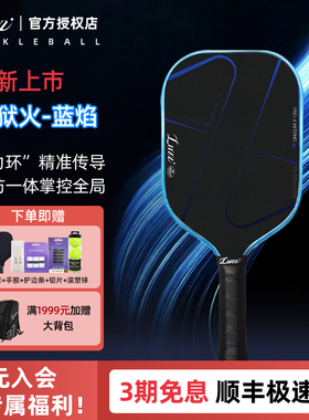 Luzz路兹匹克球拍板PRO4地狱火蓝焰高端碳纤维热压专业Pickleball