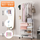 多层落地鞋 帽架一体室R内衣帽架 架简易家用挂衣架简约宿舍收纳鞋