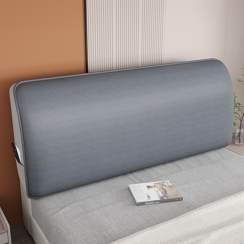 2022新款科技布床头罩通用万能B欧式软包保护套皮木床免洗床头套