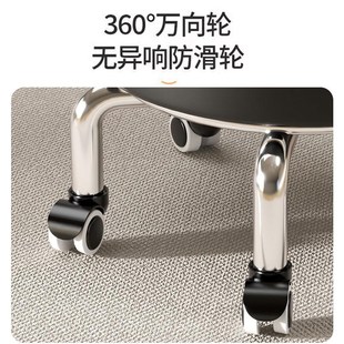 家用滑轮矮凳椅子万向轮小凳子儿童D学步矮凳美甲美缝凳小板凳凳