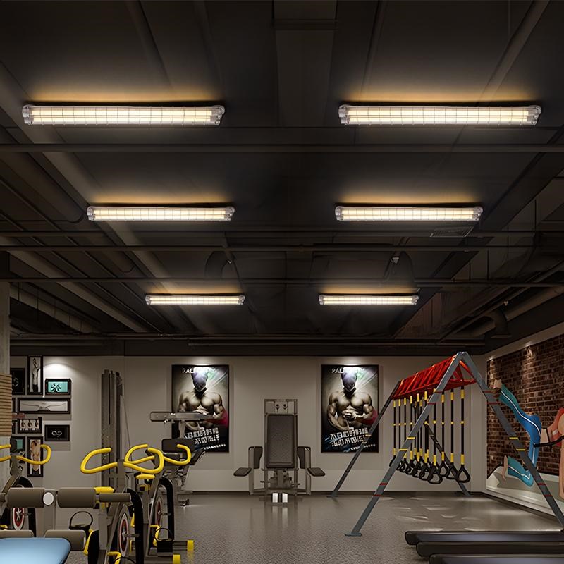 复古工业风长条led吸顶灯咖啡餐厅办公室L过道创意服装店铺商用灯