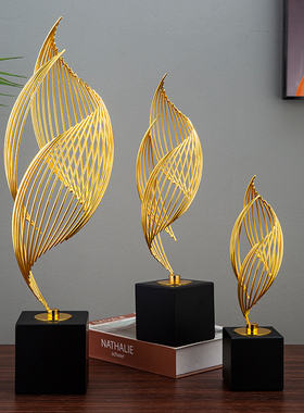 风生水起摆件轻奢创意酒柜高档客厅玄H关电视机柜家居饰品简约装