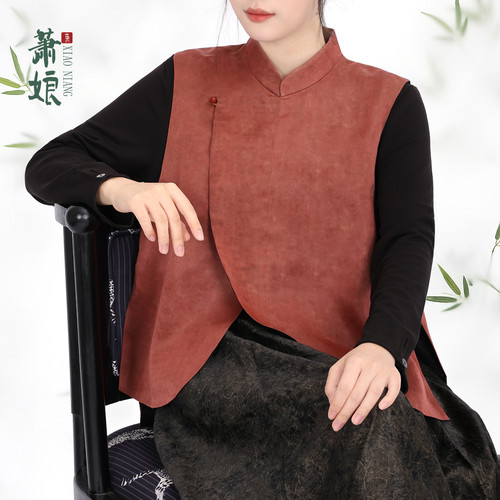 新中式国风马甲外套复古