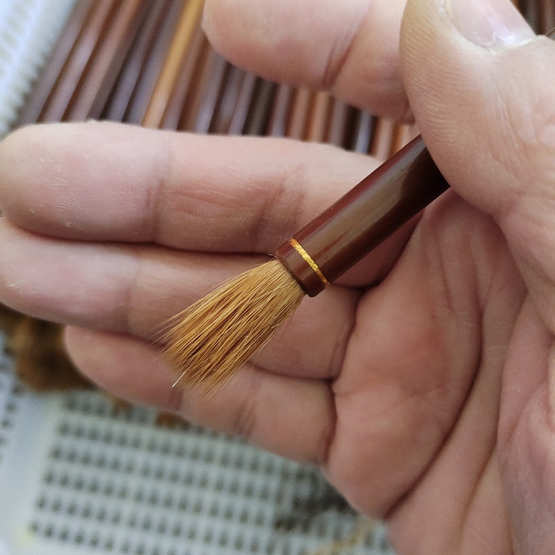 寻艺轩狼毫毛笔楷书行书二王毛笔米芾苕溪诗贴美院书法专业用笔