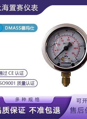 DMASS径向压力表0-16Mpa德玛仕防震液压表测压配件0-2300psi仪表