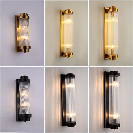 热卖轻奢水晶壁灯室内客厅卧室壁灯别墅酒店KTV工程LED水晶壁灯