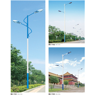 新农村户外led防水路灯6米7米8米20W30W公路广场LED单臂双臂路灯