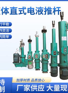 整体直式电液推杆液压推杆电动推杆小型工业用DYTZ整体直式