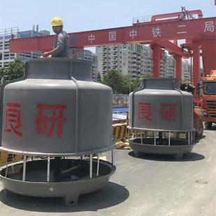 厂家供应175吨冷却水塔逆流玻璃钢冷却塔散热圆塔凉水塔