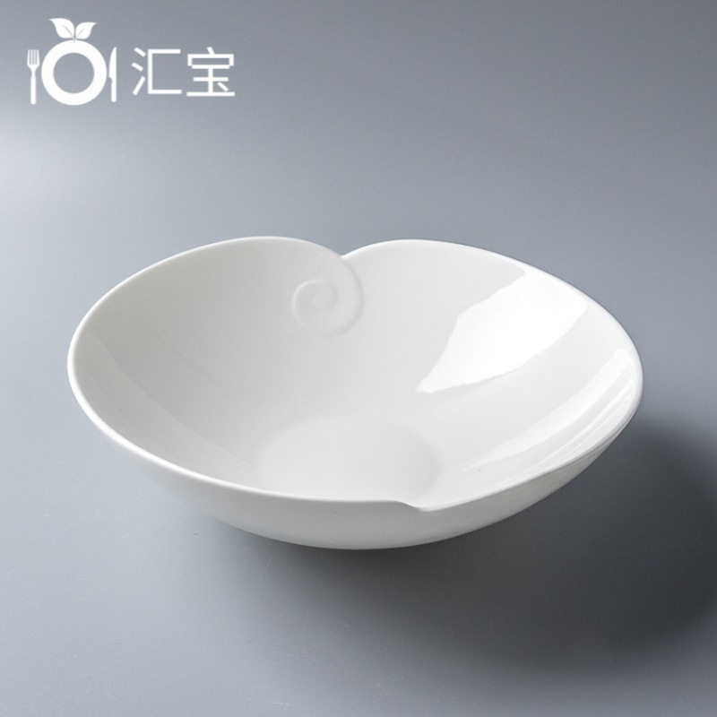 厂家4.5-10寸蜜桃碗2020新品简约家用陶瓷糖水碗休闲餐碗