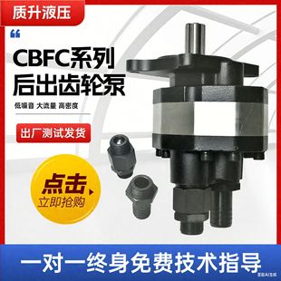 50泵液高压齿轮泵液压机油泵 液压油泵齿轮泵后出CBFC20