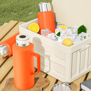 贝洛可牧马城市杯壶两件套 BK124一杯一壶316不锈钢内胆