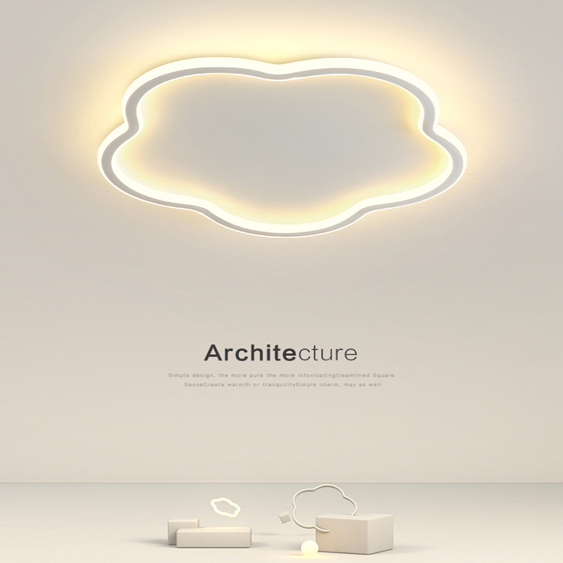 卧室灯简约现代创意花朵灯2023年新款主卧灯儿童房女孩led吸顶灯