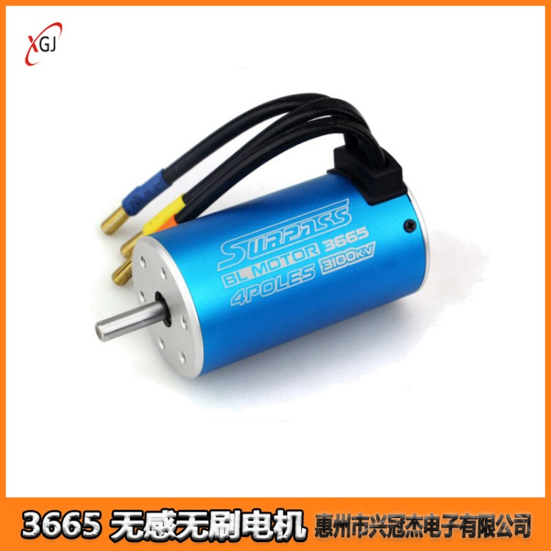 3665电机 无感无刷电机轴 Y5.0mm 3100KV 2600kv 遥控车用马达