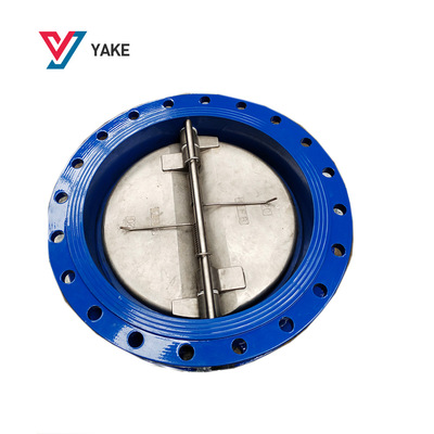 不锈钢板球墨铸铁对夹蝶形止回阀   H46X-16Q H77X-16Q