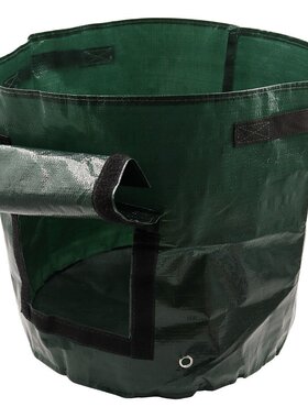 PE布PP带门土豆园林种植袋10加仑35x45 7加仑34x35cm