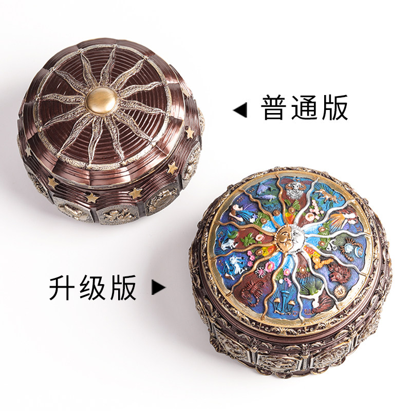 十二星座天蝎音乐盒发光旋转八音盒闺蜜女生日礼物送同学小孩男友