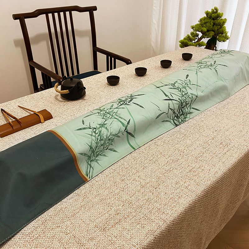 双面图案古琴盖布防尘罩防尘布专用盖琴布琴罩桌旗桌布古琴罩加厚